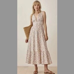 Reformation Floral Sleeveless Dress